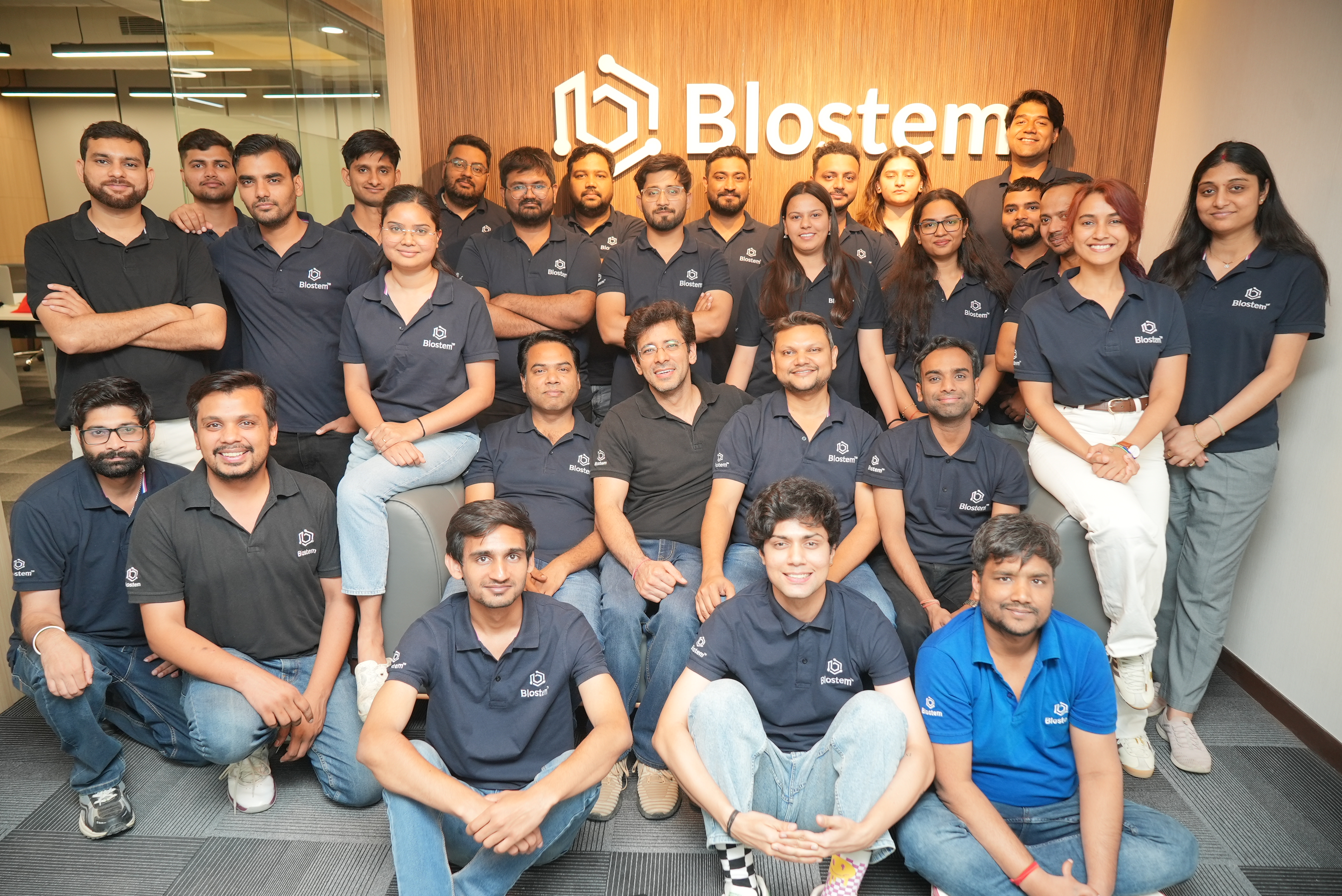 The Blostem team at the Blostem office